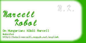 marcell kobol business card