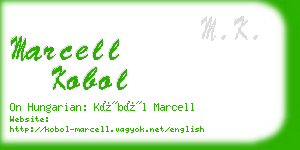 marcell kobol business card